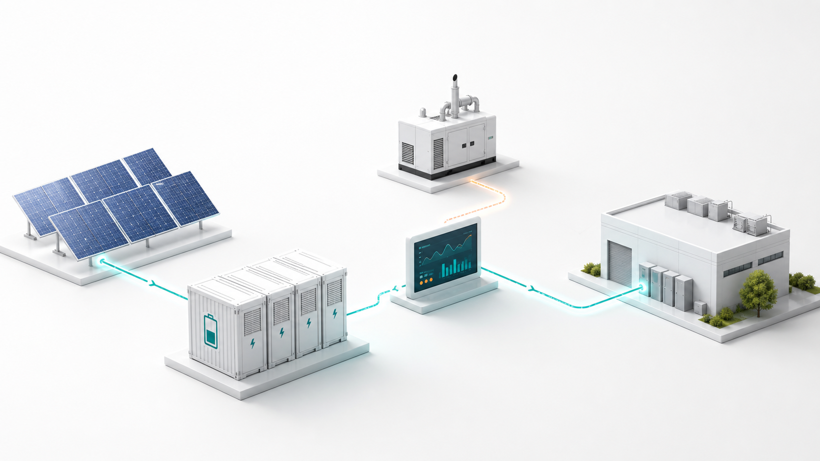 SunBox microgrid energy architecture